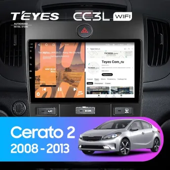 Штатная магнитола Teyes CC3L WiFi 2/32 Kia Cerato 2 TD (2008-2013) F3