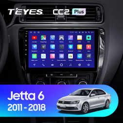 Штатная магнитола Teyes CC2 Plus 4/64 Volkswagen Jetta 6 (2011-2018)