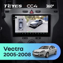 Штатная магнитола Teyes CC4 360 8/128 Opel Vectra (2005-2008) F2