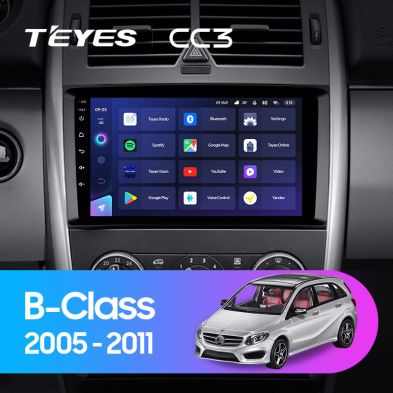 Штатная магнитола Teyes CC3 4/32 Mercedes-Benz B-Class T245 (2005-2011)