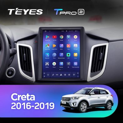 Штатная магнитола Tesla style Teyes TPRO 2 4/32 Hyundai Creta (2015-2019)