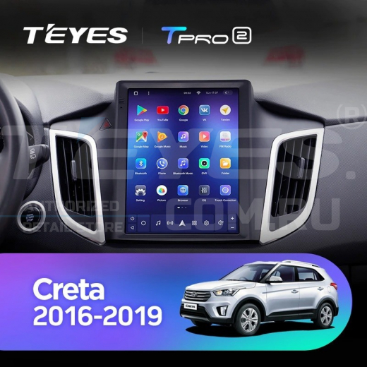 Штатная магнитола Tesla style Teyes TPRO 2 4/32 Hyundai Creta 2015-2019 — 