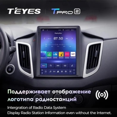 Штатная магнитола Tesla style Teyes TPRO 2 4/32 Hyundai Creta (2015-2019)