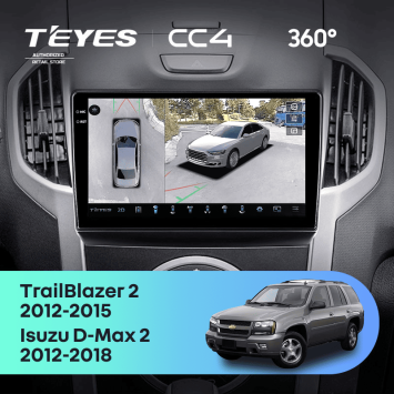 Штатная магнитола Teyes CC4 360 8/128 Isuzu D-Max 2 (2012-2018)