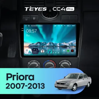 Штатная магнитола Teyes CC4 Pro 8/128 Lada Priora 1 (2007-2013) F1