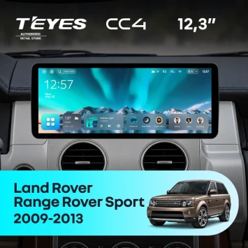 Штатная магнитола Teyes CC4 12.3" 6/64 Land Rover Range Rover Sport (2009-2013)