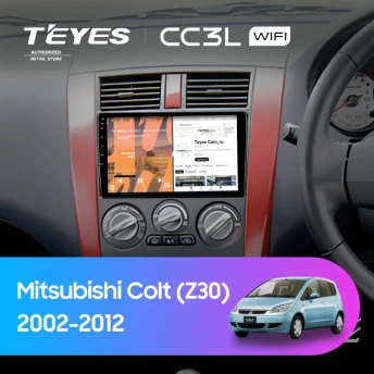 Штатная магнитола Teyes CC3L WiFi 2/32 Mitsubishi Colt (Z30) (2002-2012) Правый руль