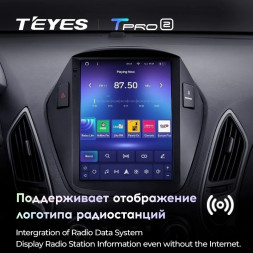 Штатная магнитола Tesla style Teyes TPRO 2 4/64 Hyundai IX35 (2009-2015) F2 Тип-C