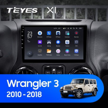 Штатная магнитола Teyes X1 4G 2/32 Jeep Wrangler 3 JK 2010-2017 L15
