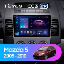 Штатная магнитола Teyes CC3 2K 4/32 Mazda 5 2 CR (2005-2010)