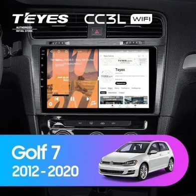 Штатная магнитола Teyes CC3L WiFi 2/32 Volkswagen Golf 7 MK7 (2012-2020) F2