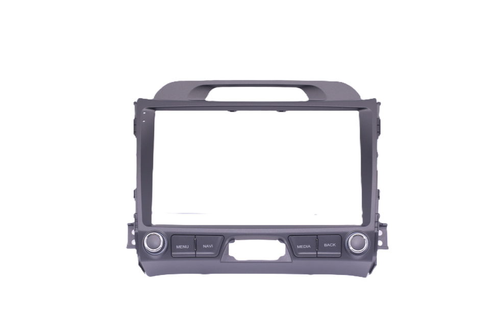 Переходная рамка Kia Sportage 3 (2010-2016) (F2 - с кнопками) (A - нецветной дисплей) (9")