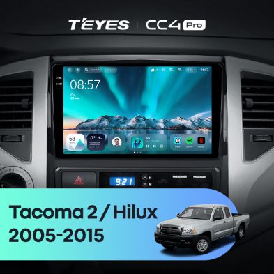 Штатная магнитола Teyes CC4 Pro 12/256 Toyota Tacoma 2 (2005-2015)