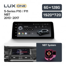 Штатная магнитола Teyes LUX ONE BMW 5-Series F10 / F11 (NBT) (2013-2017)
