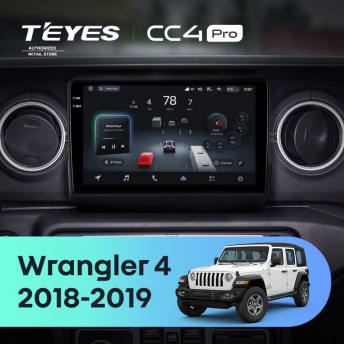 Штатная магнитола Teyes CC4 Pro 8/128 Jeep Wrangler 4 JL (2018-2019)
