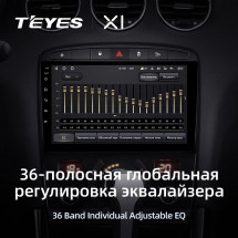Штатная магнитола Teyes X1 4G 2/32 Peugeot 308 (2007-2015)