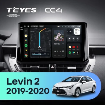 Штатная магнитола Teyes CC4 6/64 Toyota Levin 2 E210 (2019-2020) Тип-A