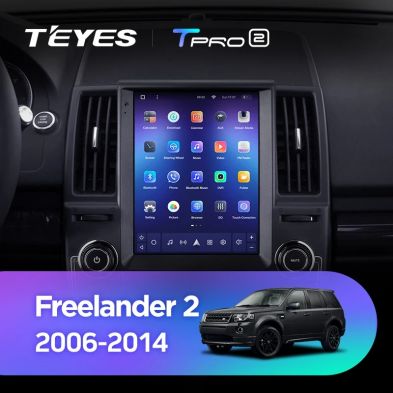 Штатная магнитола Tesla style Teyes TPRO 2 4/32 Land Rover Freelander 2 (2006-2012) Тип-B