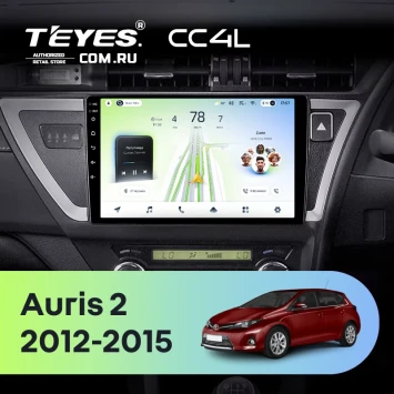 Штатная магнитола Teyes CC4L 6/64 с DTS Toyota Auris 2 E180 (2012-2015) Правый руль