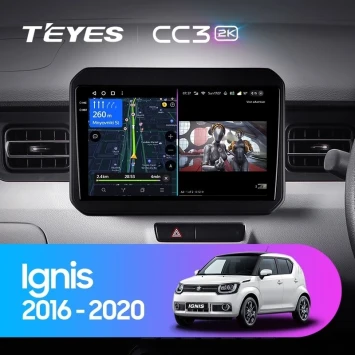 Штатная магнитола Teyes CC3 2K 360 6/128 Suzuki Ignis (2016-2020)