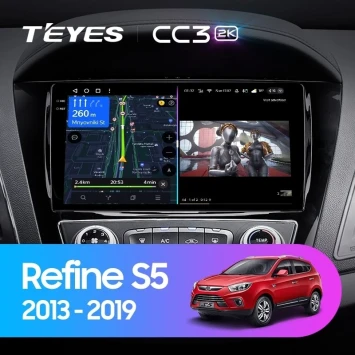 Штатная магнитола Teyes CC3 2K 4/32 JAC Refine S5 (2013-2019)