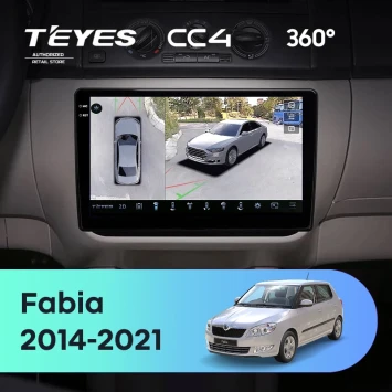 Штатная магнитола Teyes CC4 360 6/64 Skoda Fabia (2014-2021)
