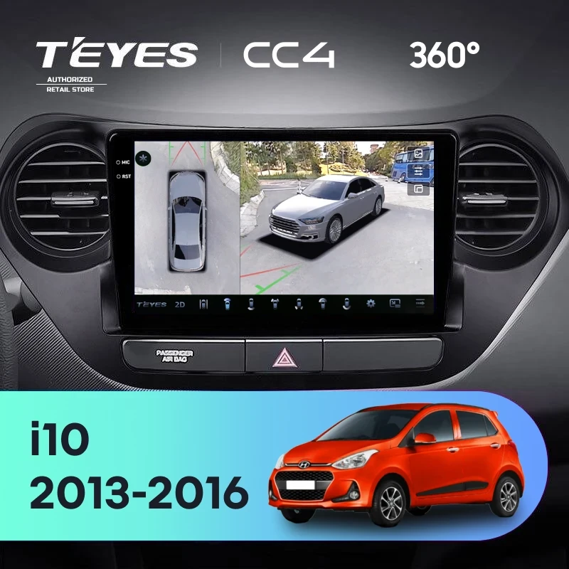 Штатная магнитола Teyes CC4 360 6/64 Hyundai i10 (2013-2016)