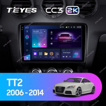 Штатная магнитола Teyes CC3 2K 6/128 Audi TT 2 (2006-2014)