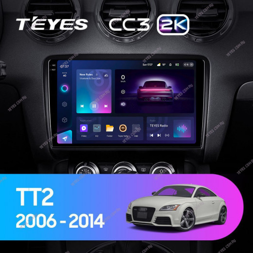 Штатная магнитола Teyes CC3 2K 6/128 Audi TT 2 (2006-2014) — 