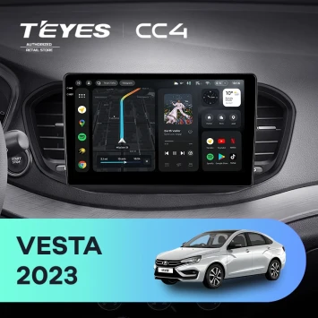Штатная магнитола Teyes CC4 6/64 LADA Vesta (2023-2026) F2 Тип-A