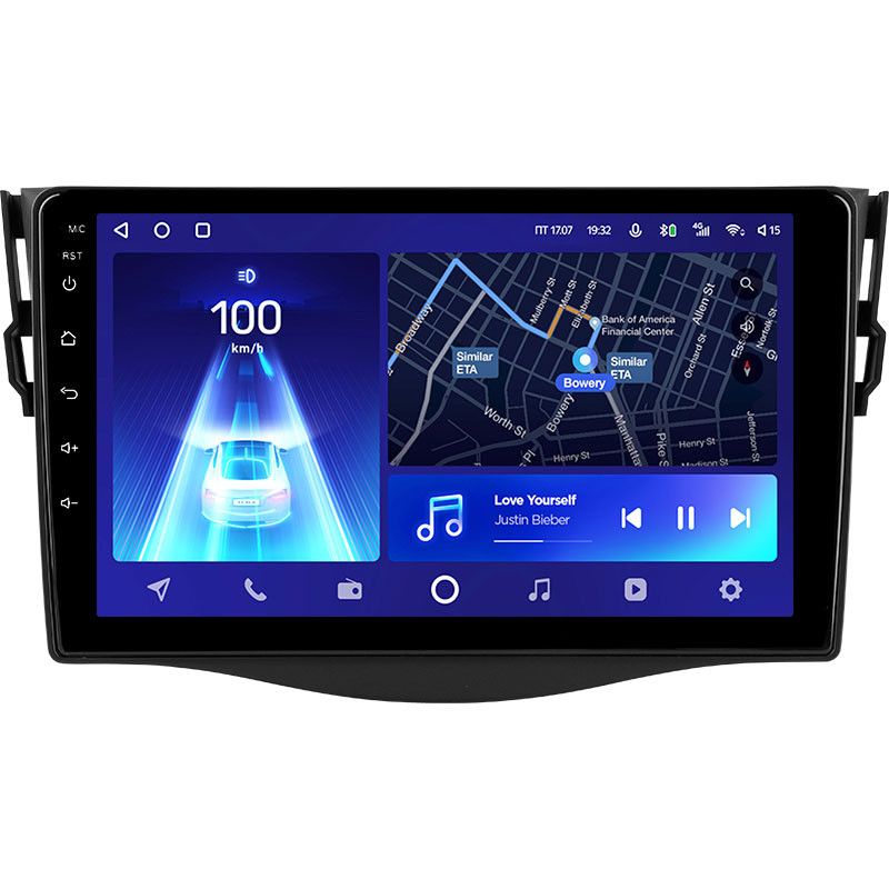 Штатная магнитола Teyes CC2 Plus 4/32 Toyota RAV4 3 XA30 (2005-2016) F1 9&quot;