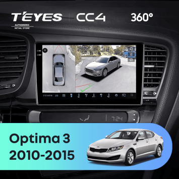 Штатная магнитола Teyes CC4 360 6/64 Kia Optima 3 TF (2010-2015) F2