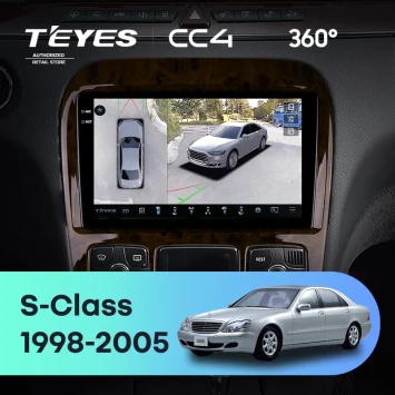 Штатная магнитола Teyes CC4 360 8/128 Mercedes-Benz S-Class W220 VV220 (1998-2005)