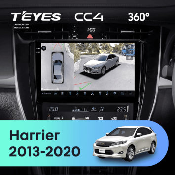 Штатная магнитола Teyes CC4 360 8/128 Toyota Harrier XU60 (2013-2020) F2