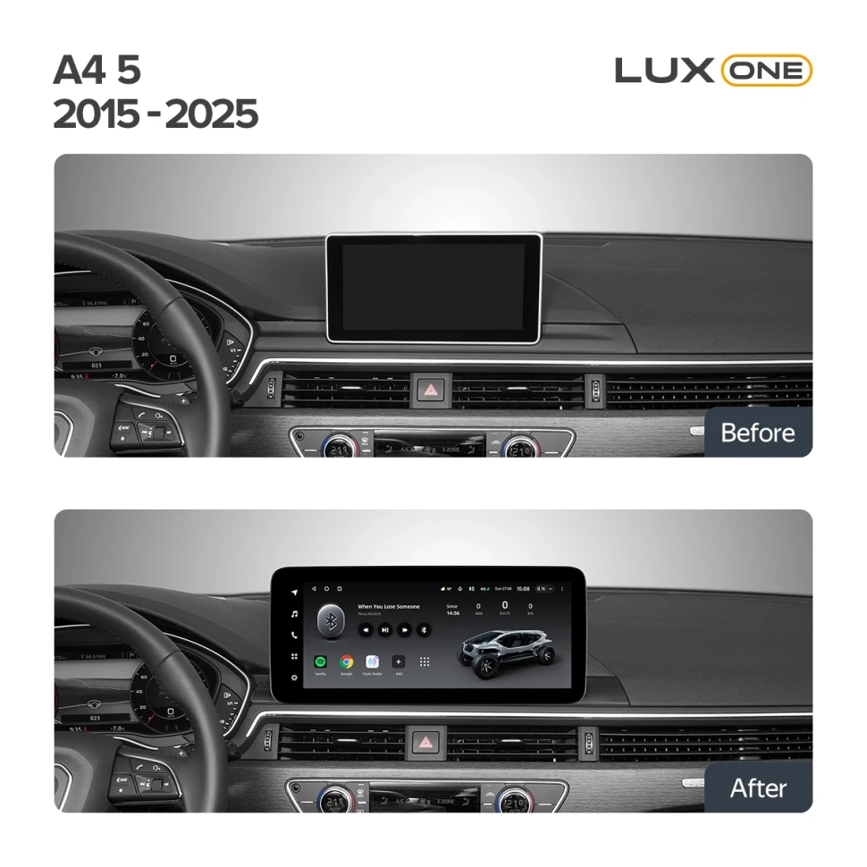 Переходная рамка Audi A4 5 B9 (2015-2025) (12,3")