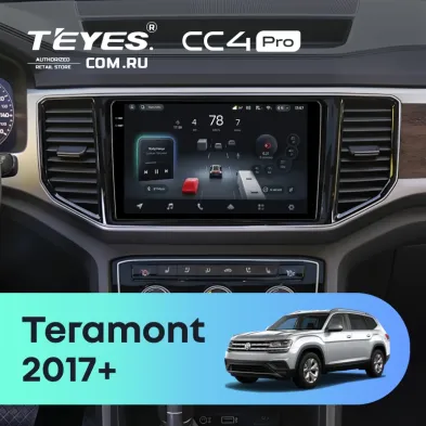 Штатная магнитола Teyes CC4 Pro 8/128 Volkswagen Teramont 2017+