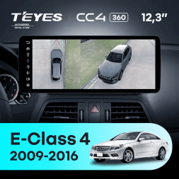 Штатная магнитола Teyes CC4 12.3" 360 6/64 Mercedes-Benz E-Class 4 W212 S207 A207 S212 C207 (NTG 4.0) (2009-2016) F2 Universal