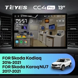 Штатная магнитола Teyes CC4 Pro 12/256 Skoda Kodiaq (2016-2021) F2 (13")