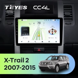 Штатная магнитола Teyes CC4L 6/64 с DTS Nissan X-Trail T31 (2007-2015)