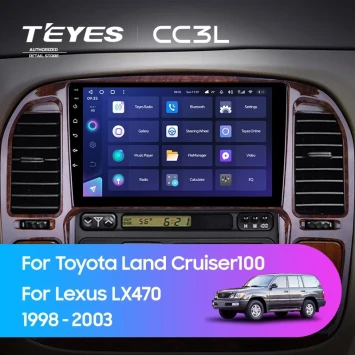 Штатная магнитола Teyes CC3L 4/32 Lexus LX470 (1998-2003) F3