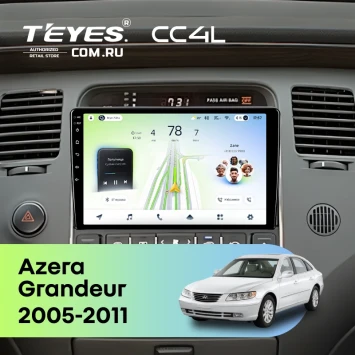 Штатная магнитола Teyes CC4L 6/64 с DTS Hyundai Grandeur (2005-2011)