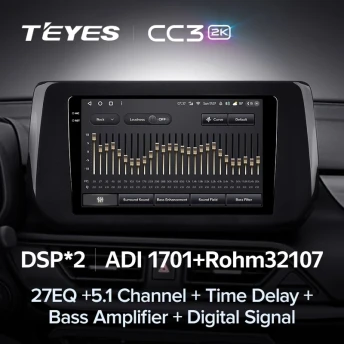 Штатная магнитола Teyes CC3 2K 360 6/128 Suzuki Swift 6 (2023-2026)