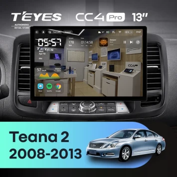 Штатная магнитола Teyes CC4 Pro 8/128 Nissan Teana J32 (2008-2013) Тип-B (13") F3
