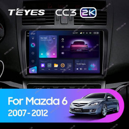 Штатная магнитола Teyes CC3 2K 4/32 Mazda 6 2 GH (2007-2012)