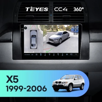 Штатная магнитола Teyes CC4 360 6/64 BMW X5 E39 E53 (1999-2006)