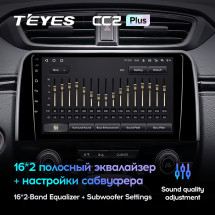Штатная магнитола Teyes CC2 Plus 6/128 Honda CR-V 5 RT RW (2016-2018)