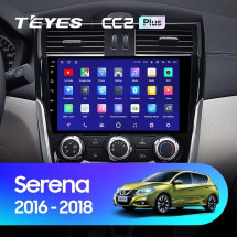 Штатная магнитола Teyes CC2L Plus 1/16 Nissan Serena (2016-2019) Тип-A