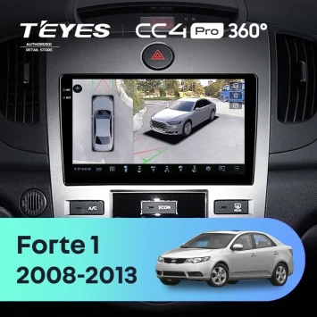 Штатная магнитола Teyes CC4 Pro 360 8/128 Kia Forte 1 (2008-2013) F2