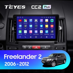 Штатная магнитола Teyes CC2 Plus 6/128 Land Rover Freelander 2 (2006-2012)