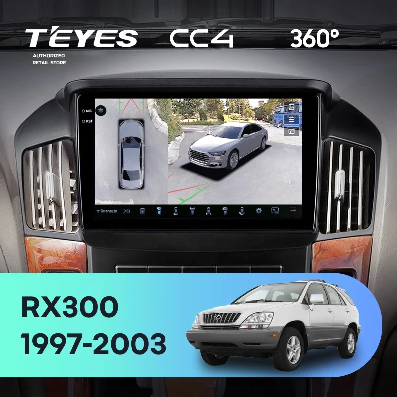 Штатная магнитола Teyes CC4 360 6/64 Toyota Harrier 1 (XU10) (1997-2003) F2